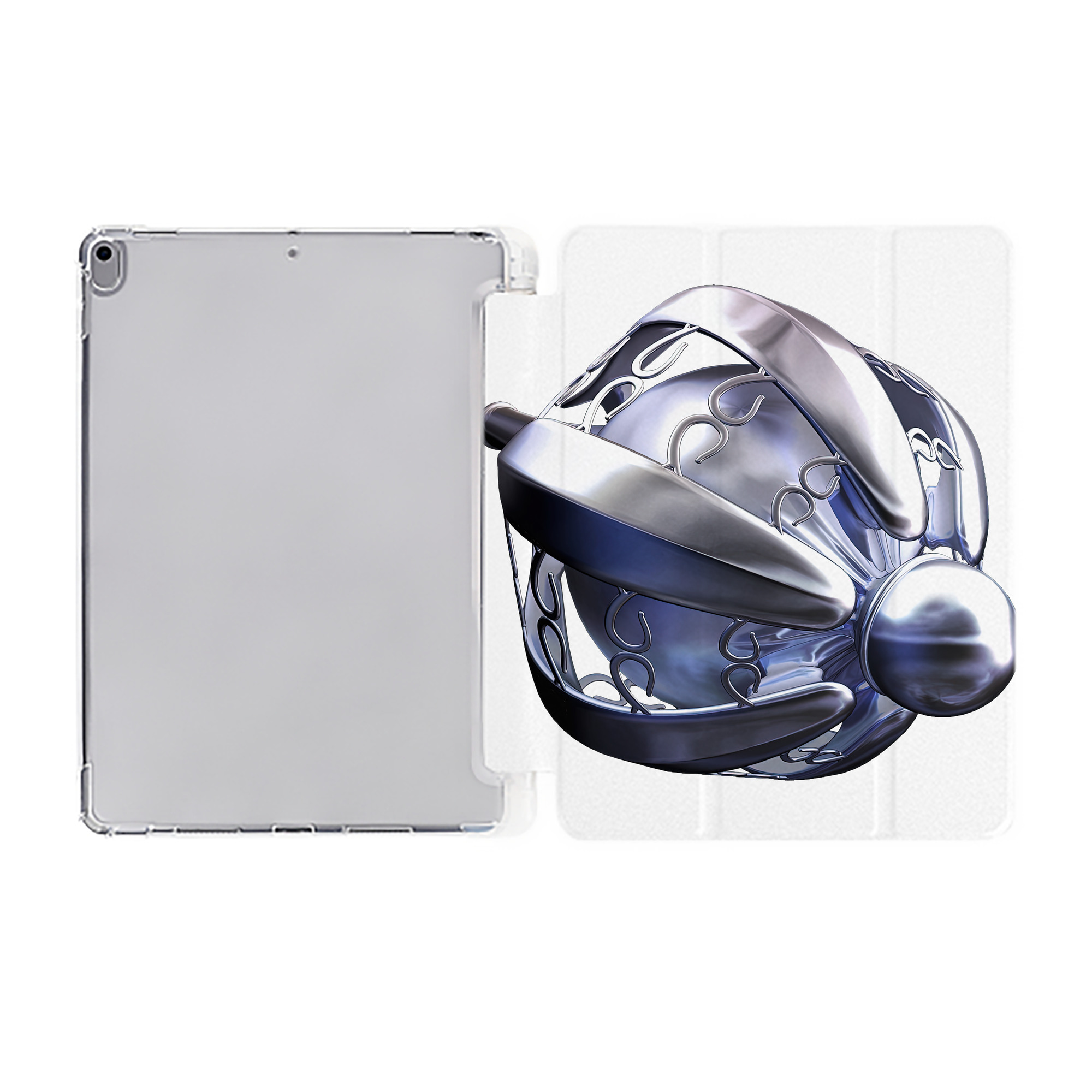 （画像用） 機動戦士ガンダム Mobile Suit Gundam IPad ケース ペン収納付き 三つ折りスタンド PUレザー×シリコン 対応機種9.5/10.5/10.9インチ